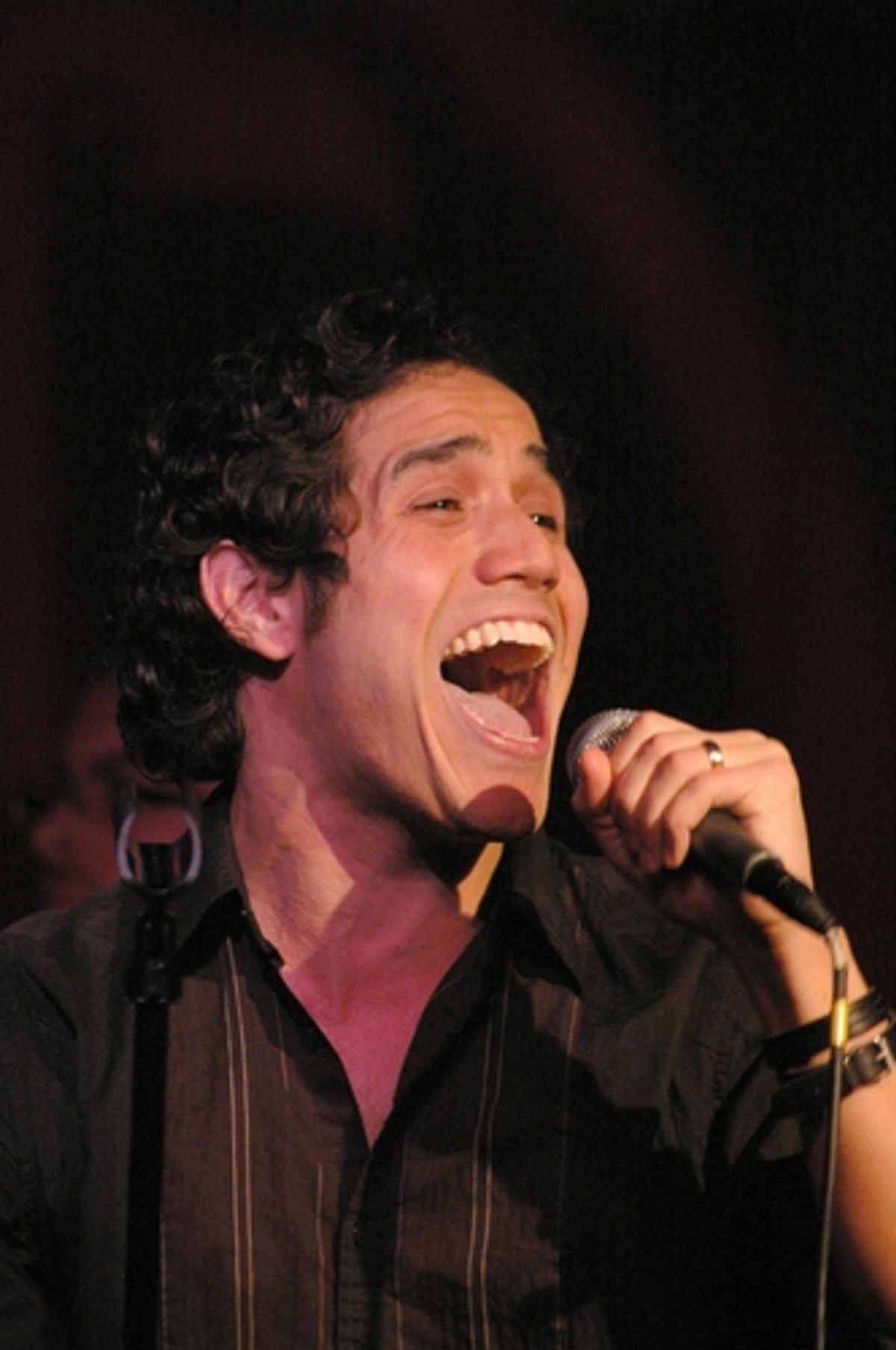 Adam Jacobs singing 'Song for New Orleans'
 at 