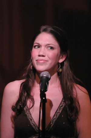 Addi McDaniel singing "Greta"
 Photo