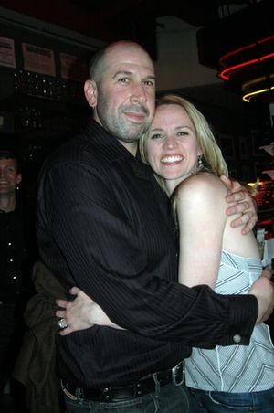 Jeremy Schonfeld and Lauren Kennedy
 Photo
