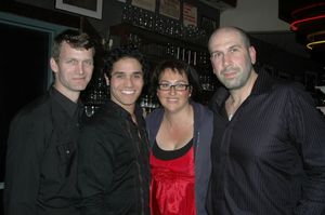 Jarrod Emick, Adam Jacobs, Annette Tanner, Jeremy Schonfeld
@ BroadwayWorld Jarrod Emick, Adam Jacobs, Annette Tanner, Jeremy Schonfeld
Photo