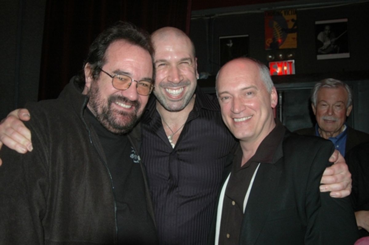 Michael Lanning, Jeremy Schonfeld and Donnie Kehr at Jeremy Schonfeld 37 Notebooks at Birdland