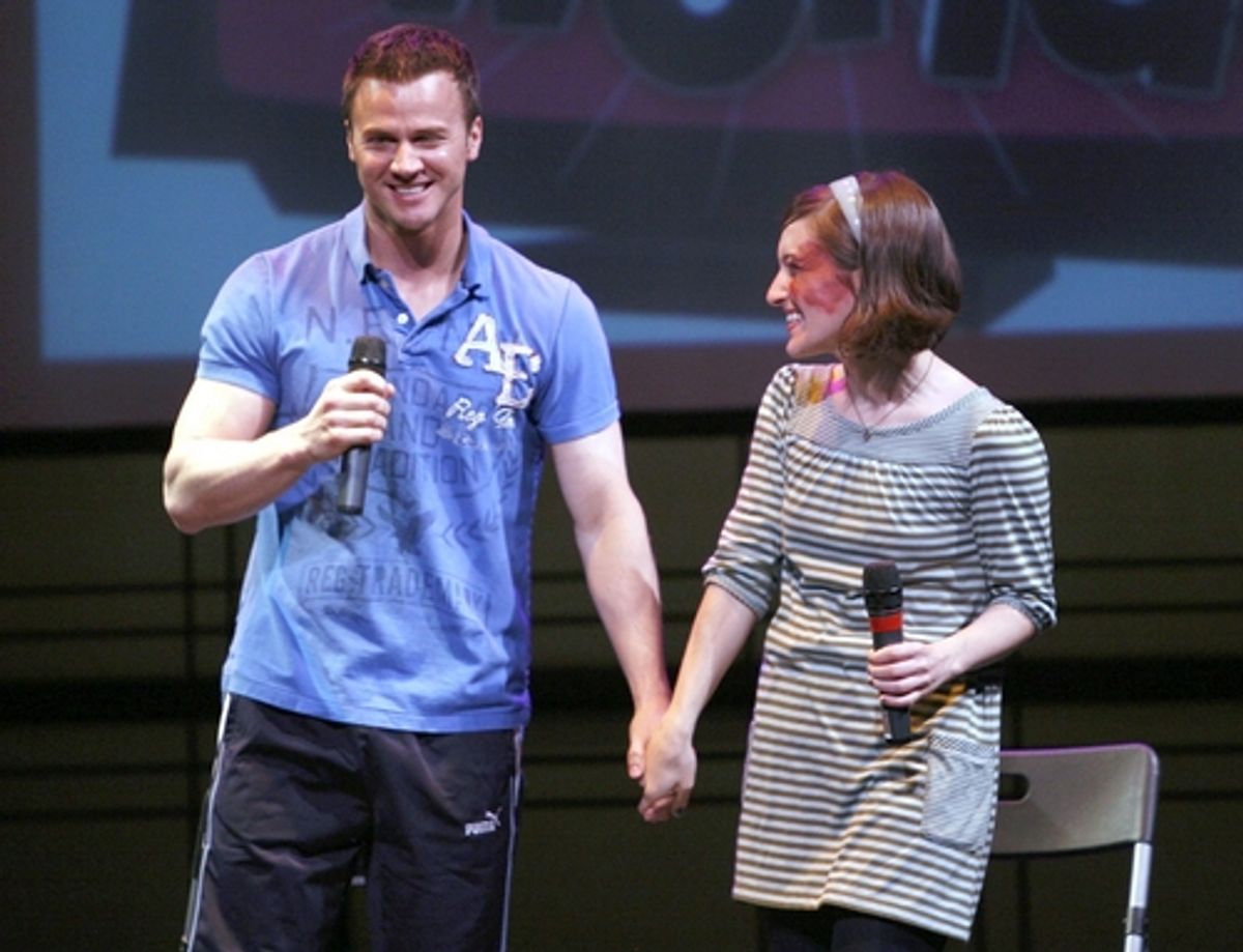 James Royce Edwards and Sandi Rosa ( WANDA'S WORLD ) at 