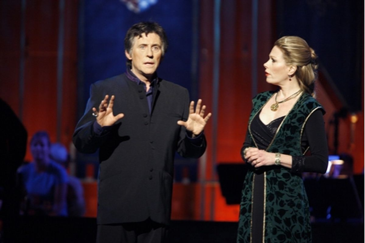 Gabriel Byrne and Marin Mazzie at Camelot