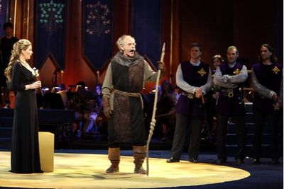 Christopher Lloyd and Marin Mazzie Photo