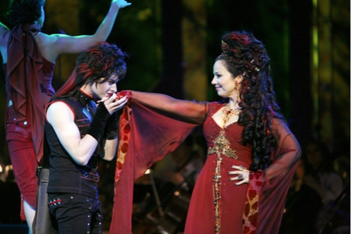 Bobby Steggert and Fran Drescher at Camelot