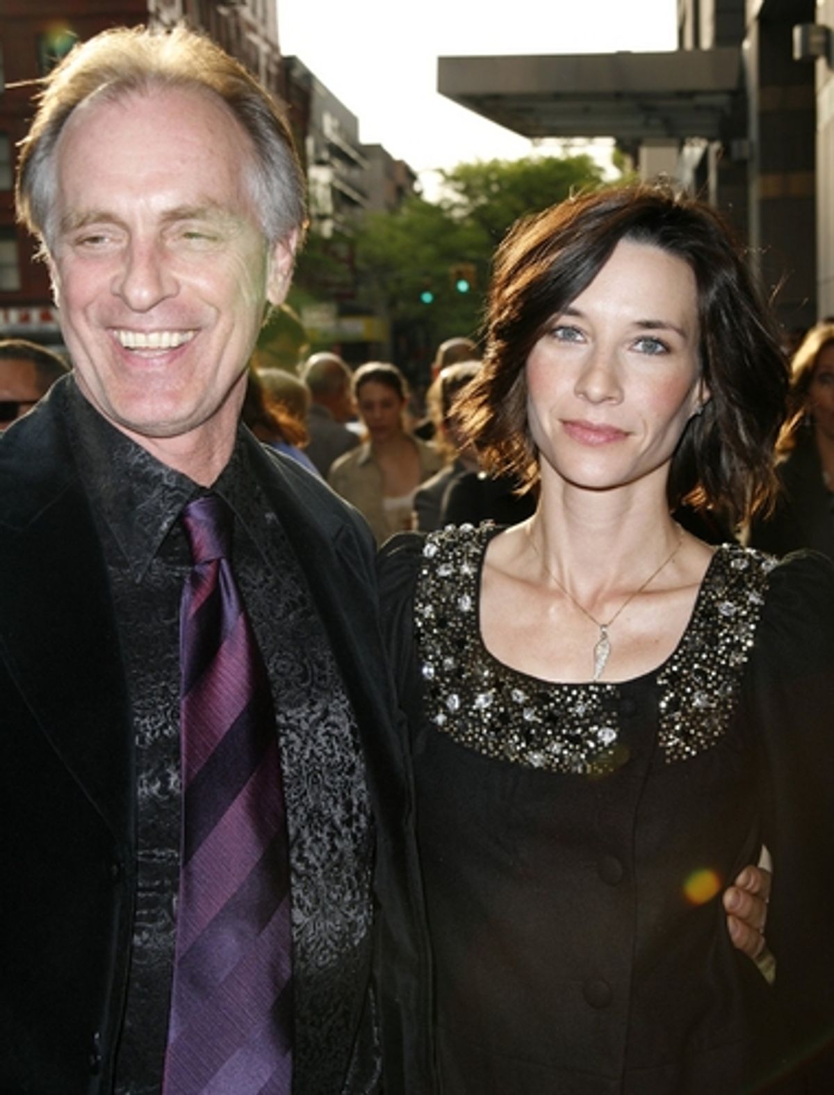 Keith Carradine and his wife Hayley Dumond at 