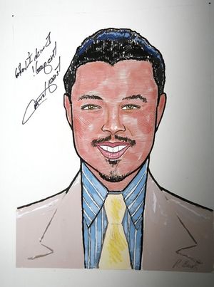 Terrence Howard's caricature @ BroadwayWorld Terrence Howard's caricature Photo