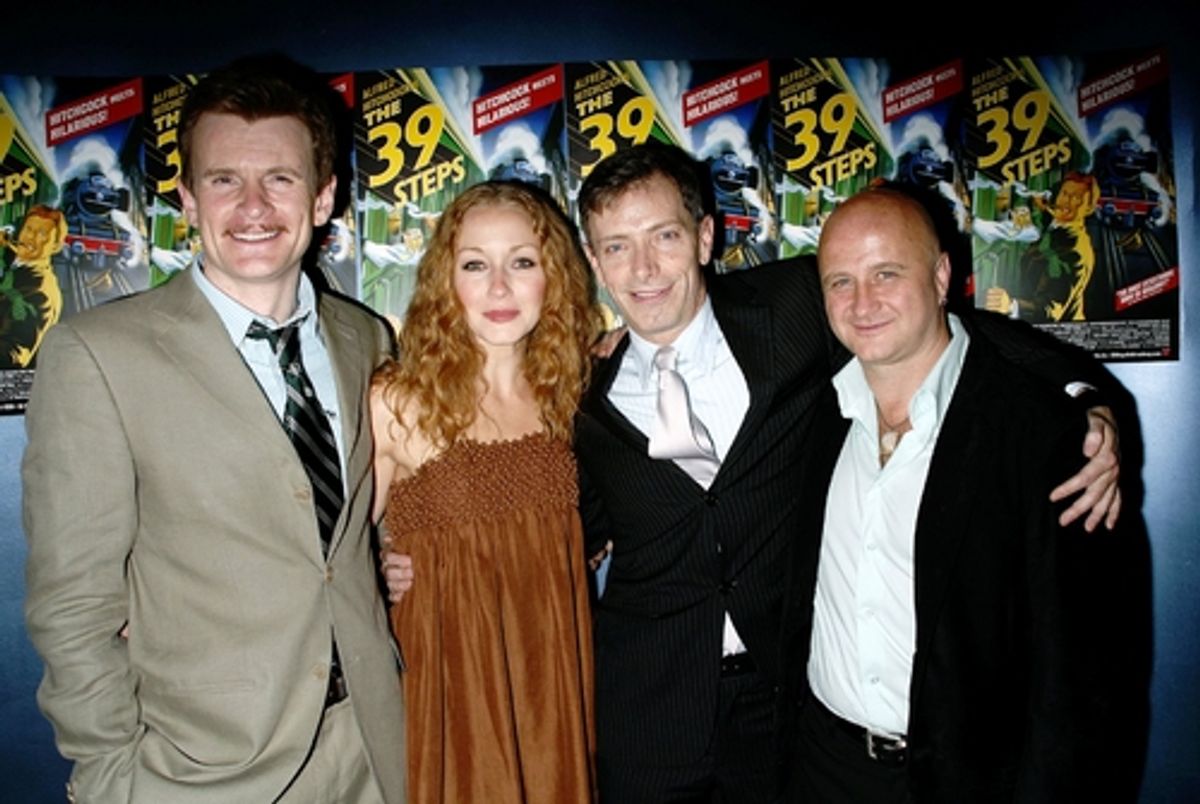Charles Edwards, Jennifer Ferrin, Arnie Burton, and Cliff Saunders
 at 