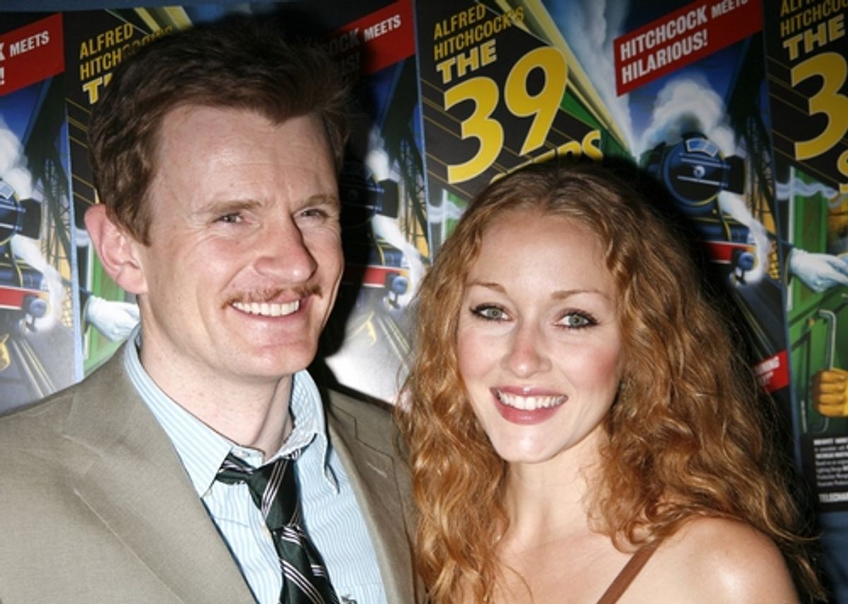 Charles Edwards and Jennifer Ferrin
 at 