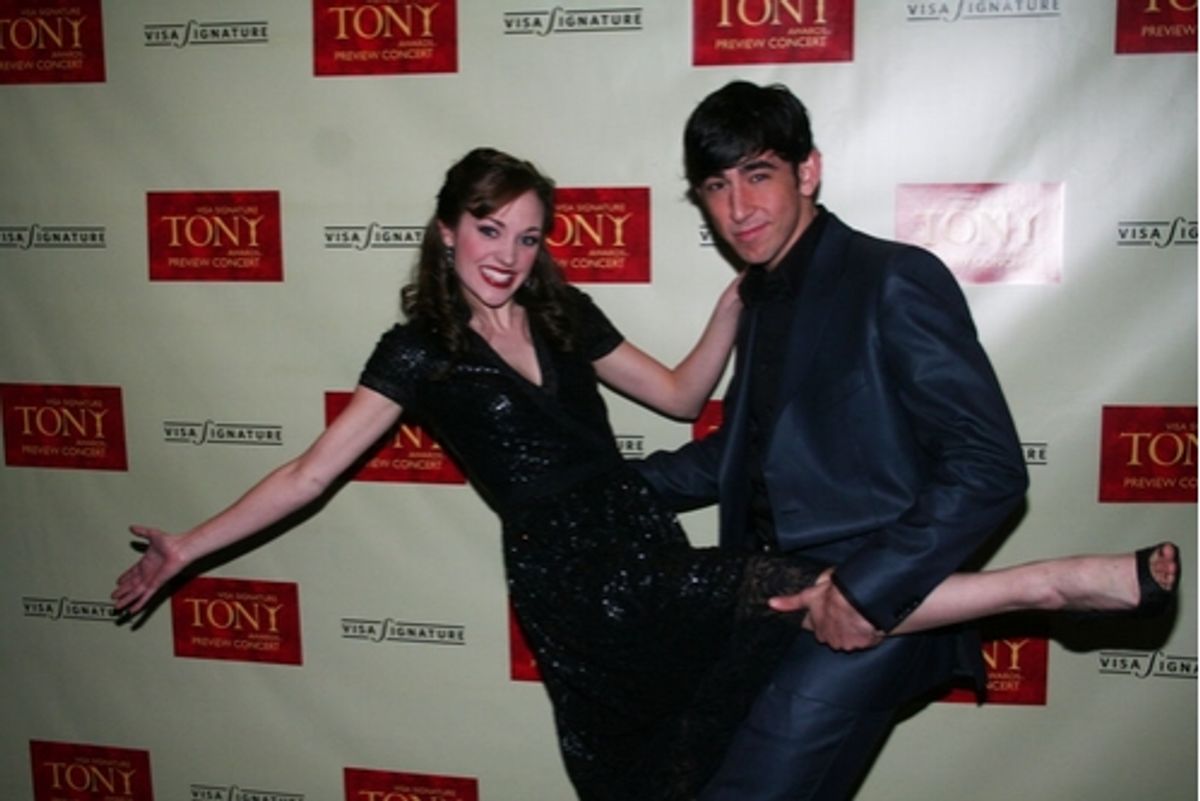 Laura Osnes and Max Crumm at Visa Signature Tony Awards Preview Concert