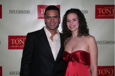 Christopher Jackson and Mandy Gonzalez Photo