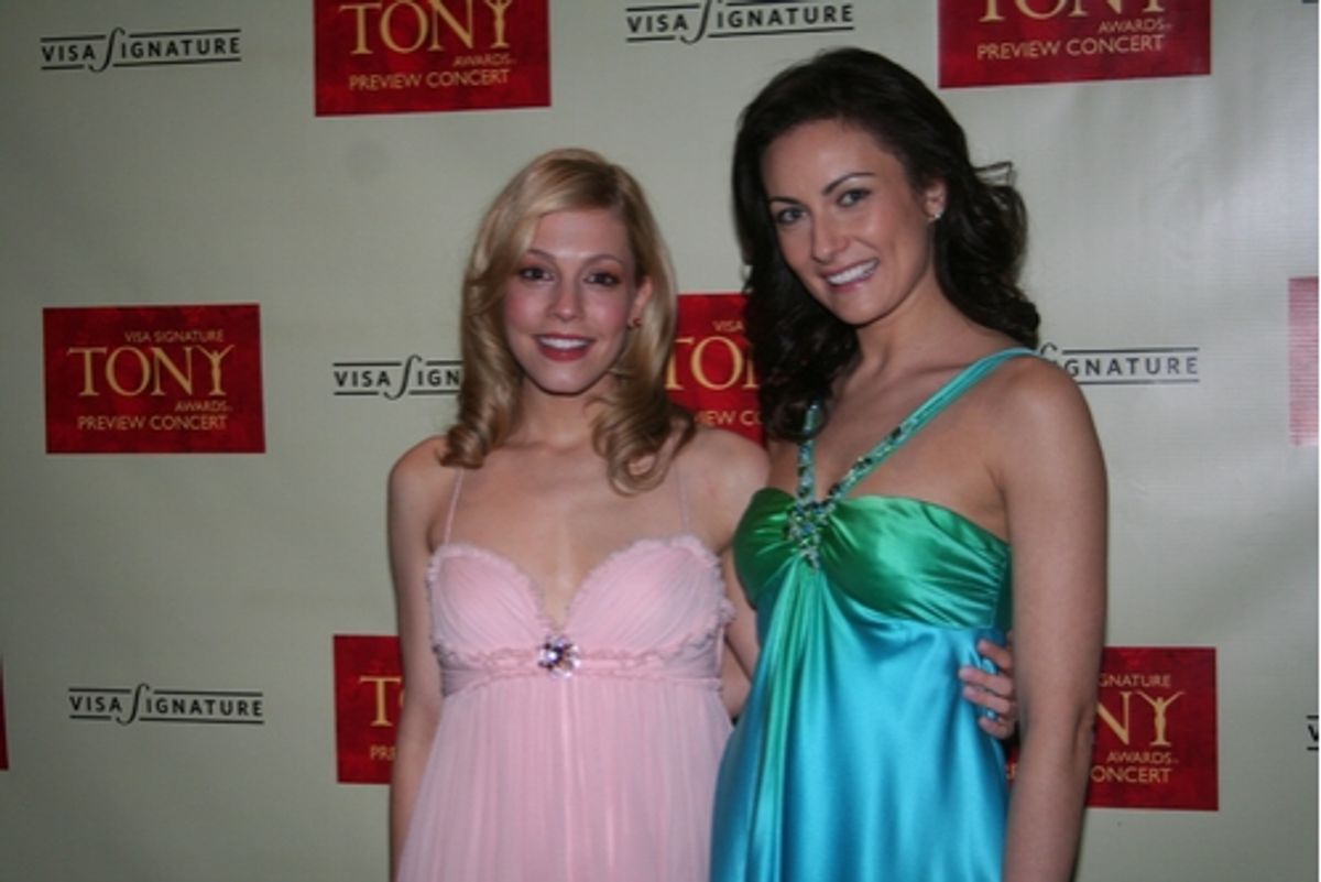 Leigh Ann Larkin and Laura Benanti at Visa Signature Tony Awards Preview Concert