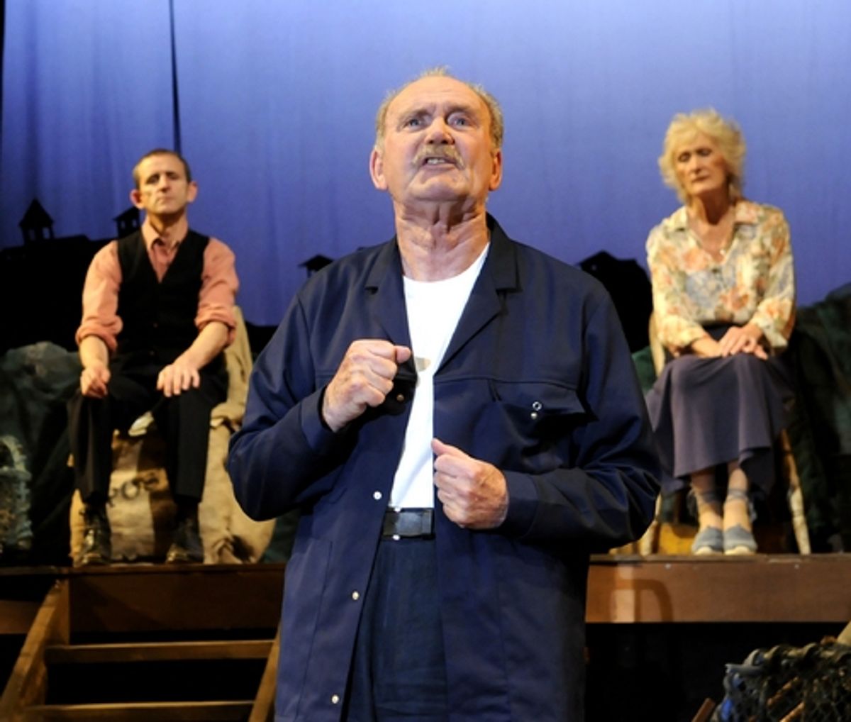 Glyn Pritchard, Howell Evans, and  Jennifer Hill  at 