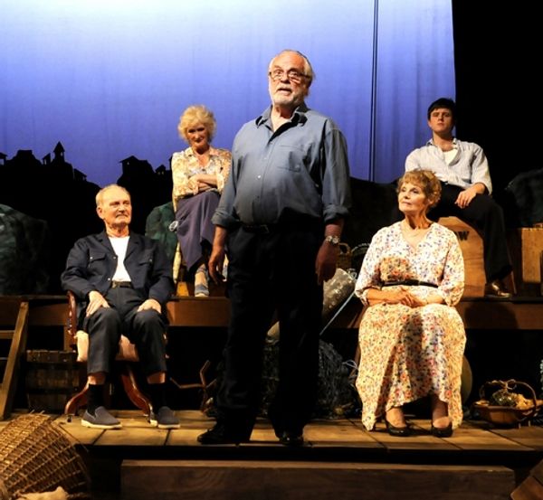 Howell Evans, Jennifer Hill, Philip Madoc, Anne Rutter, and  Cerith Flynn Photo