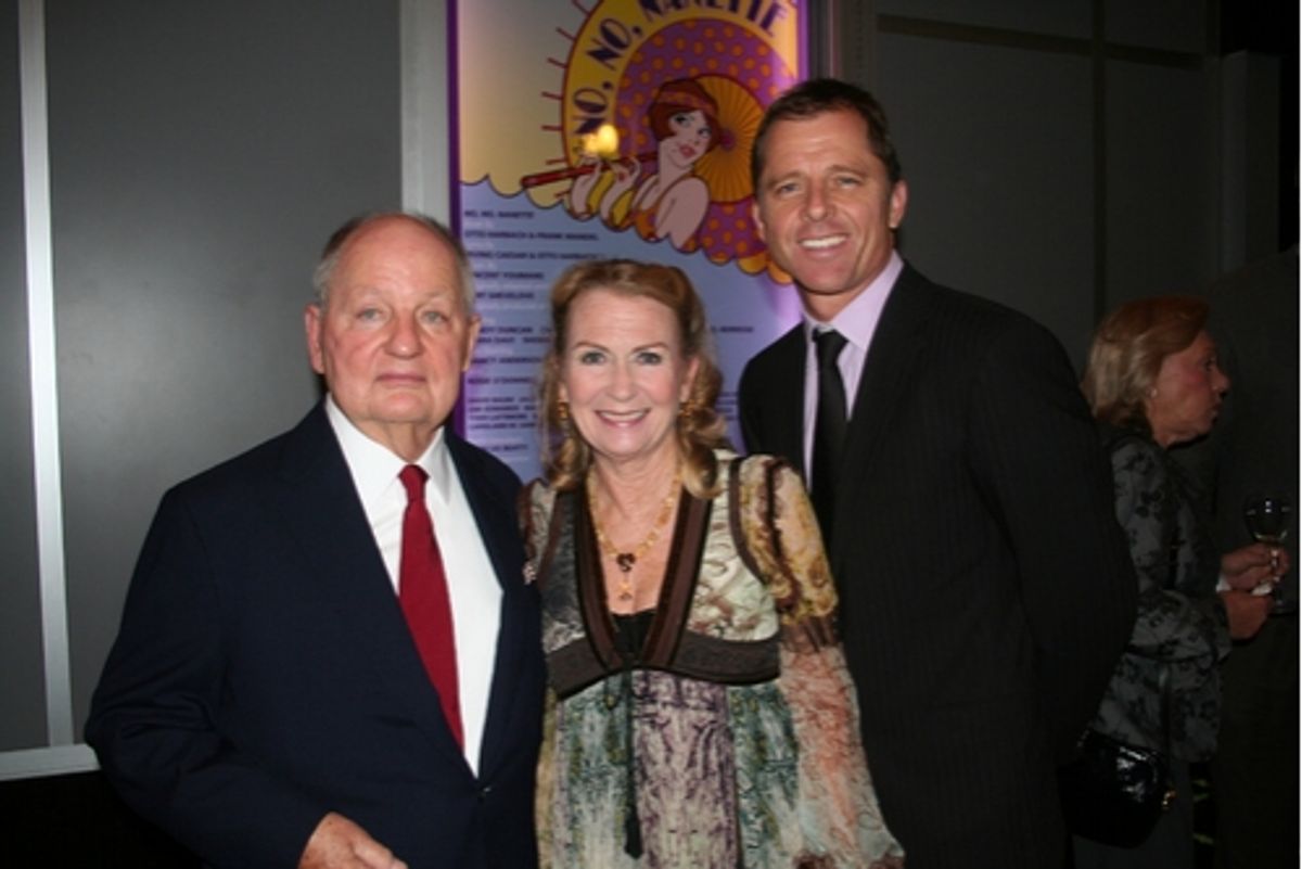2008 Fiorello H. LaGuardia Award Receipient Doug Cramer, Juliet Mills and Maxwell Caulfield at 