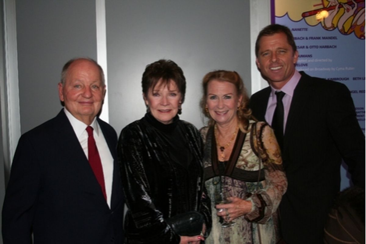 Doug Cramer, Polly Bergen, Juliet Mills and Maxwell Caulfield at 