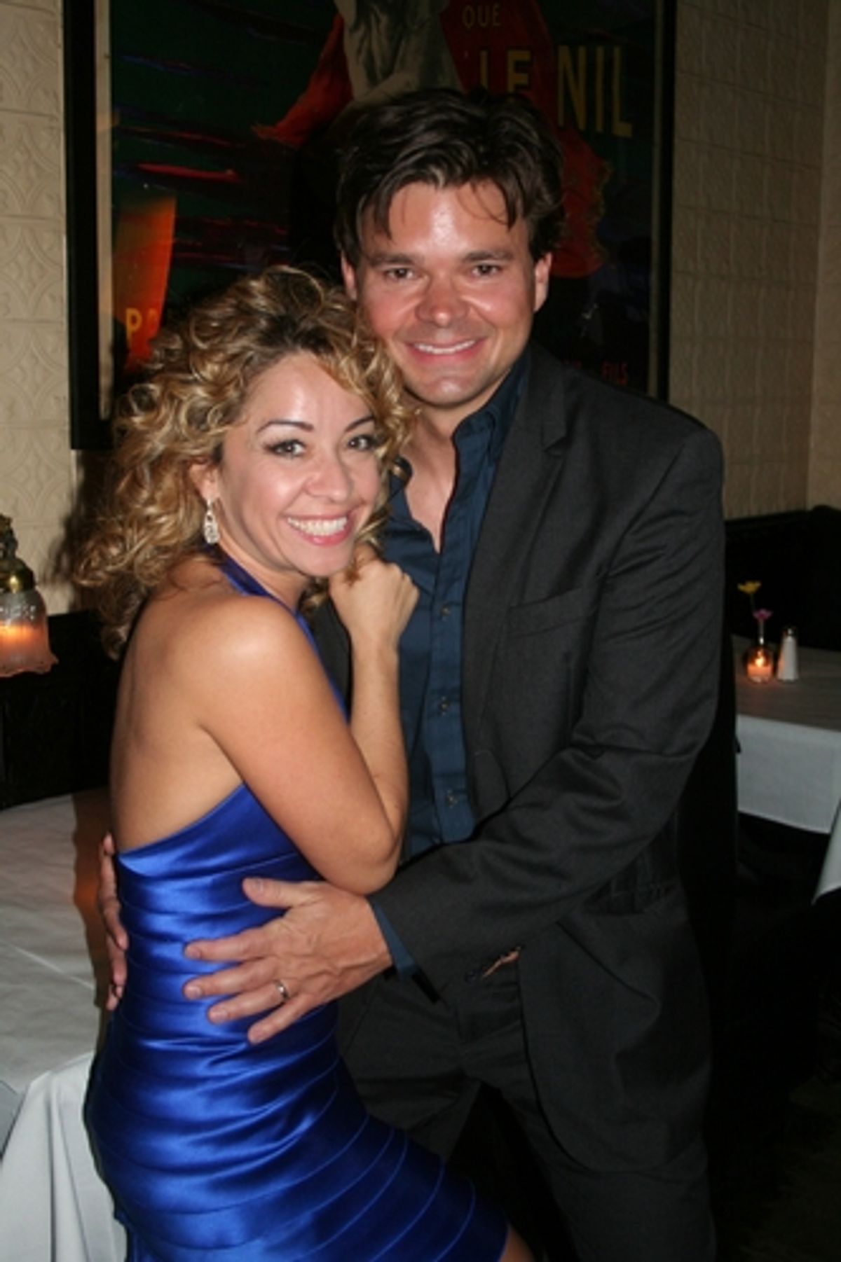 Jennifer Cody and Hunter Foster at 
