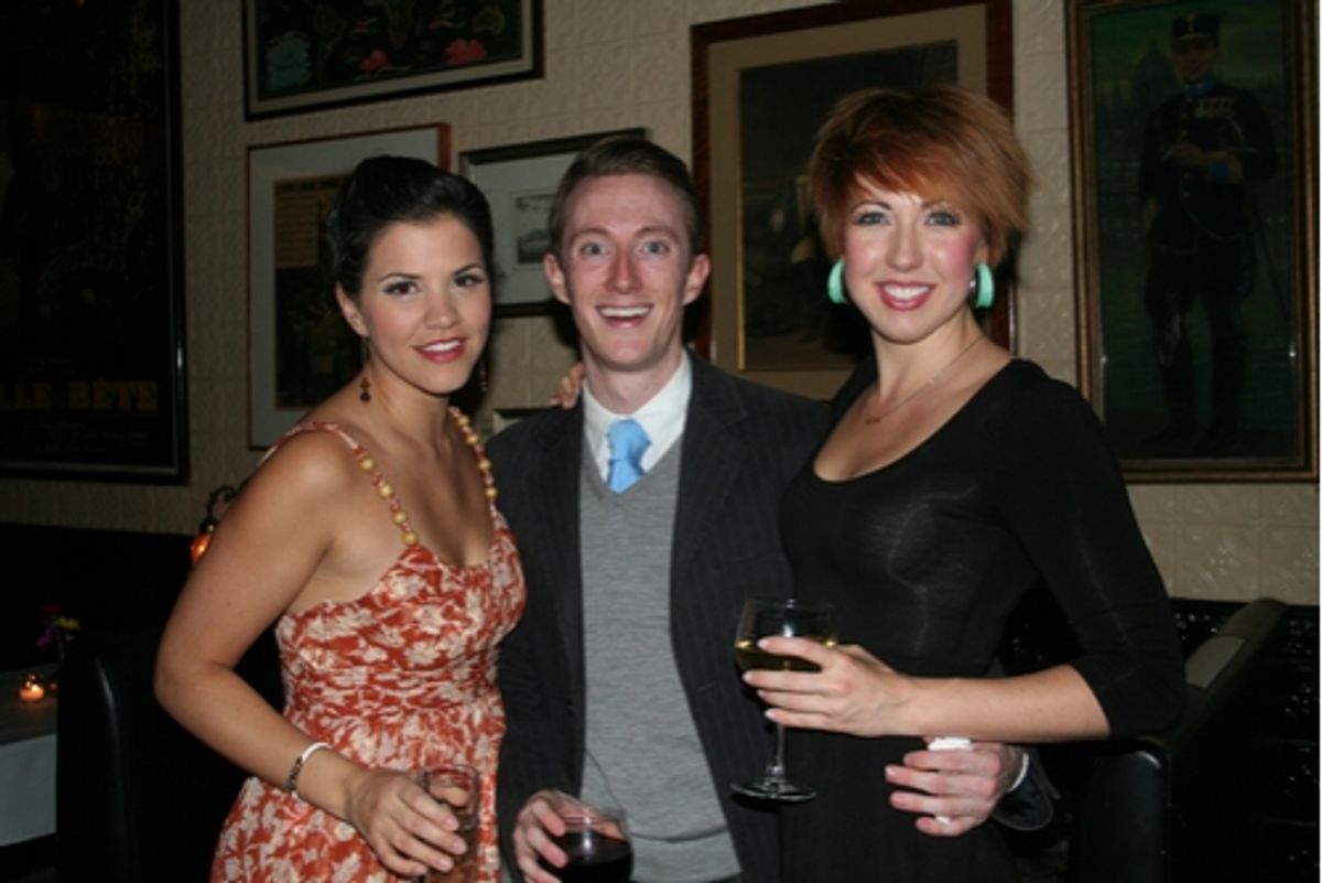 Sara Edwards, Brent McBeth and Kiira Schmidt at Encores! No, No Nanette's Final Performance