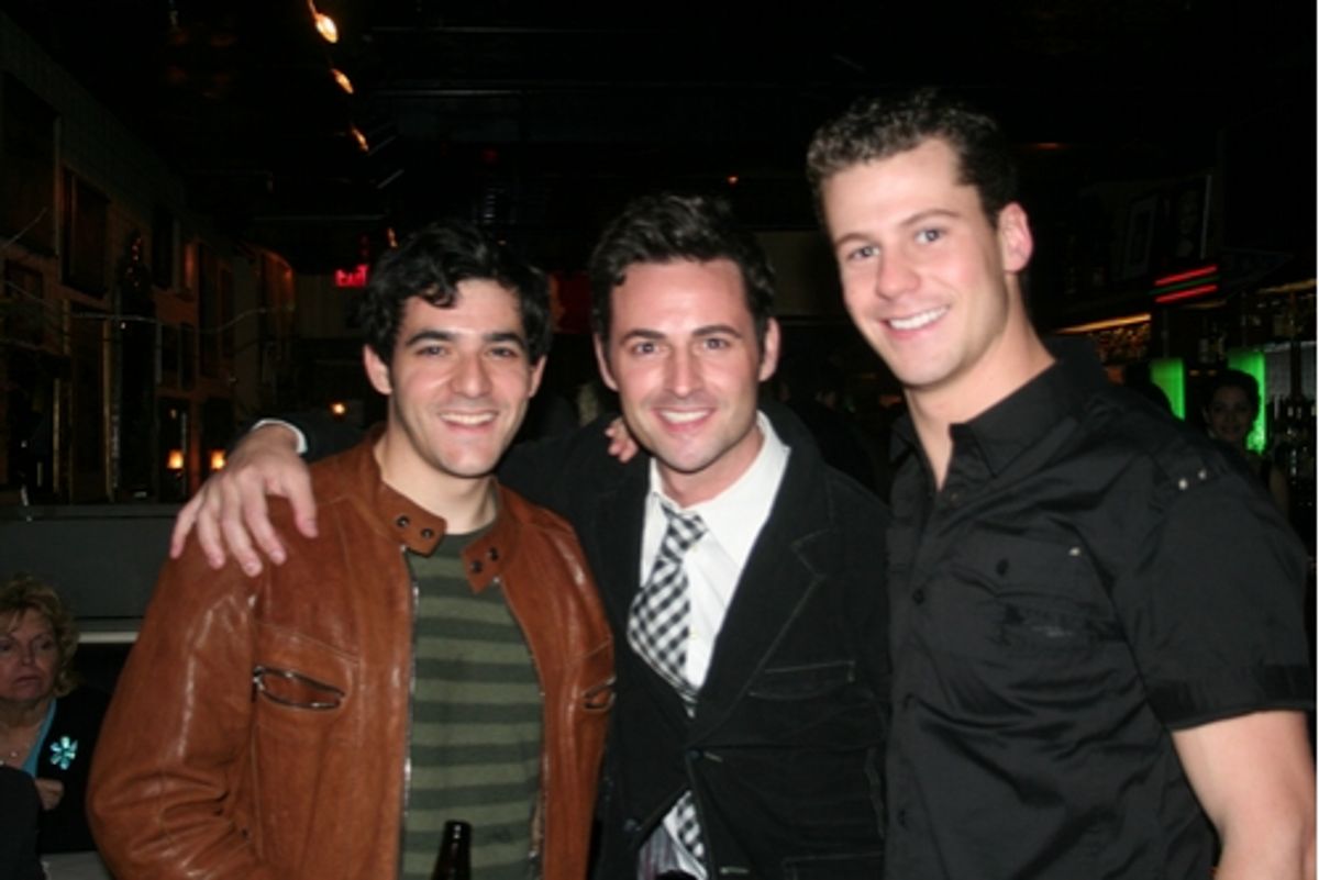 David Baum, Max von Essen and Luke Hawkins at Encores! No, No Nanette's Final Performance