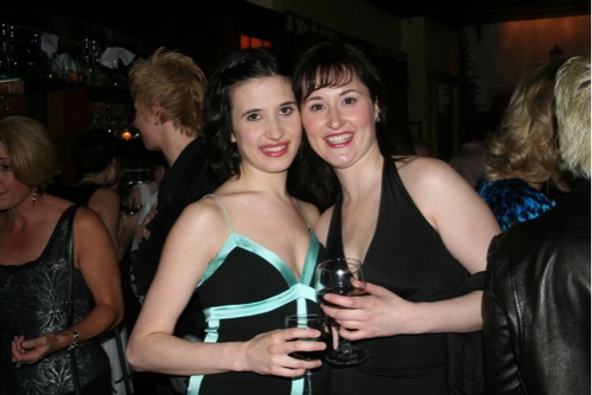 Mary Giattino and Cara Kjellman at Encores! No, No Nanette's Final Performance