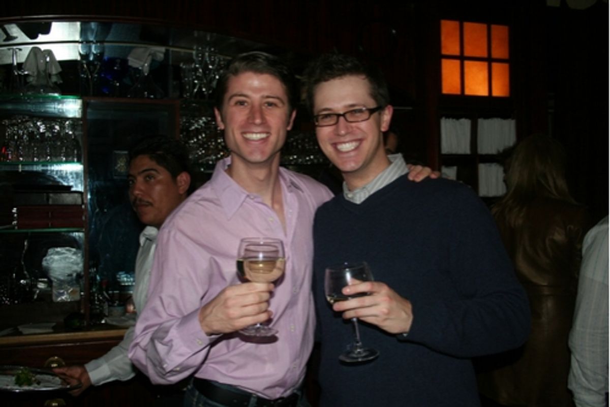 Brandon Davidson and Ryan Malyar at Encores! No, No Nanette's Final Performance