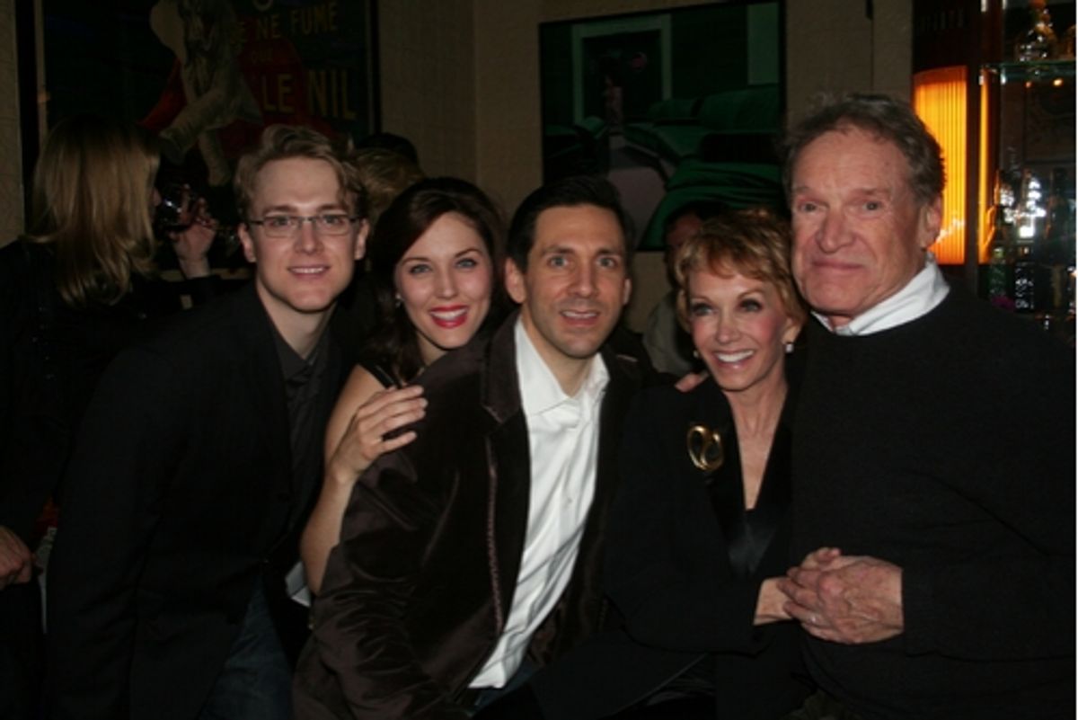 Shonn Wiley (Tom Trainor), Mara Davi (Nanette), Michael Berresse (Billy Early), Sandy Duncan (Sue Smith) and Charles Kimbrough (Jimmy Smith) at 