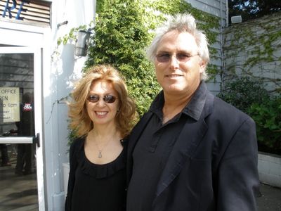 Artists April Gornik and Eric Fischl Photo