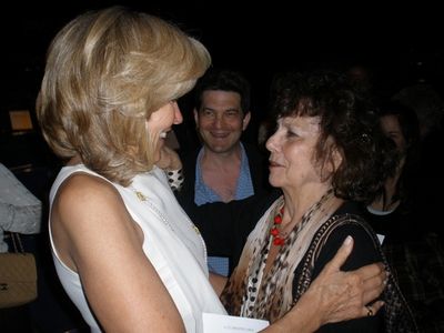 Brenda Siemer Scheider greets Ellen Adler Photo