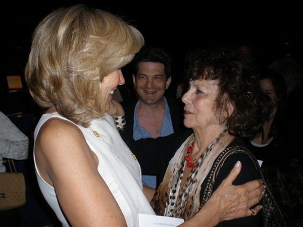 Brenda Siemer Scheider greets Ellen Adler Photo
