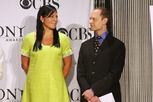 Sara Ramirez and David Hyde Pierce Photo