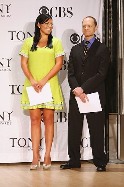 Sara Ramirez and David Hyde Pierce Photo