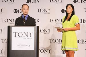 David Hyde Pierce and Sara Ramirez Photo