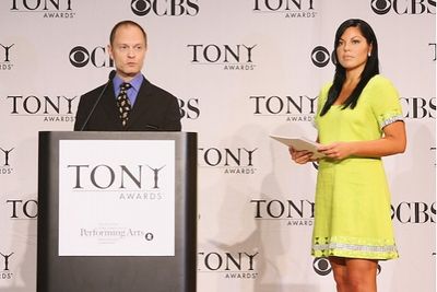 David Hyde Pierce and Sara Ramirez Photo