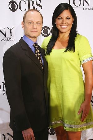David Hyde Pierce and Sara Ramirez Photo