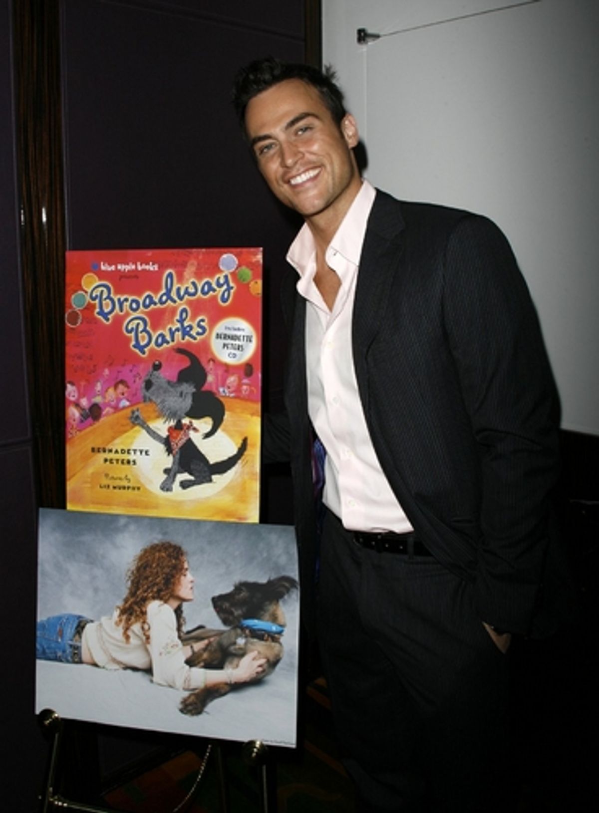 Cheyenne Jackson at  Book Party For 'Broadway Barks'