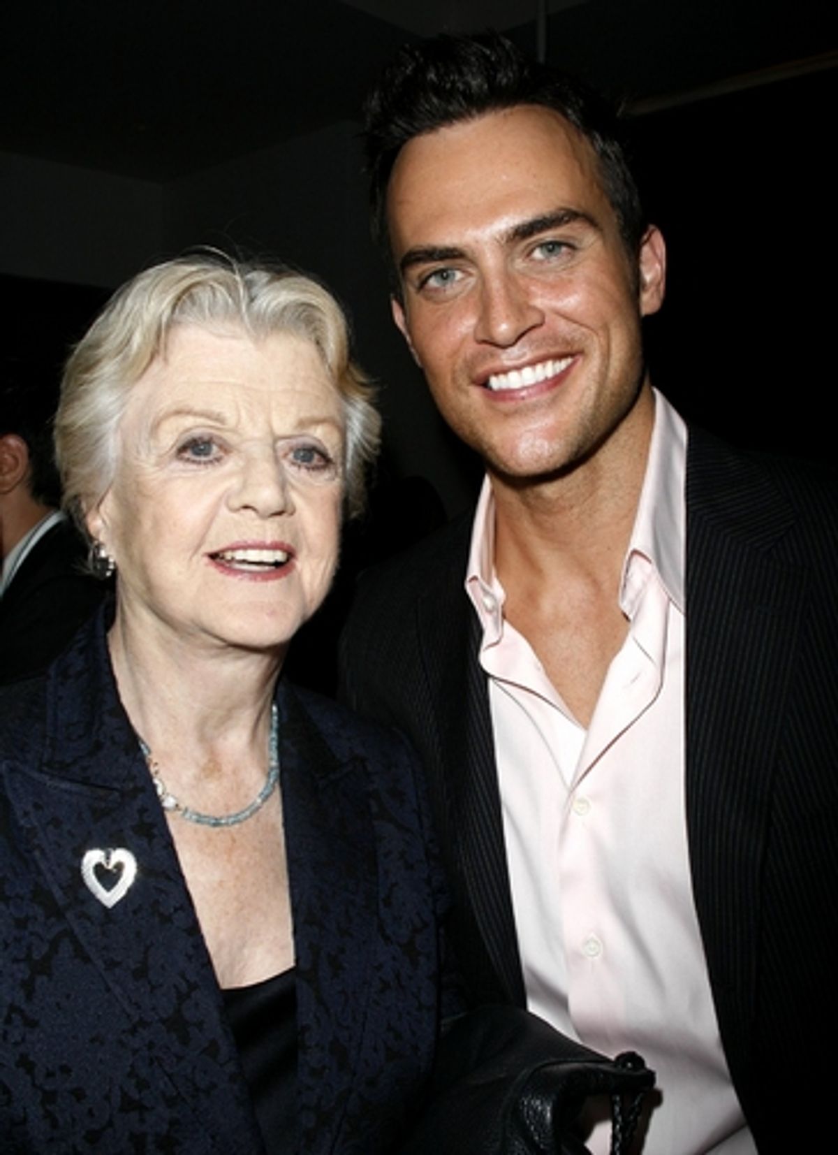 Angela Lansbury and Cheyenne Jackson at 