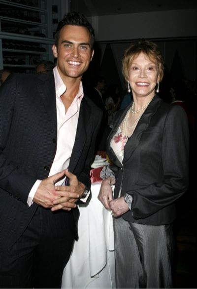 Cheyenne Jackson and Mary Tyler Moore Photo