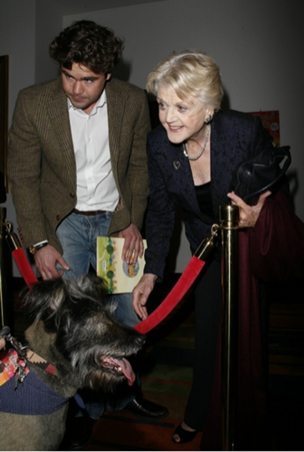 Angela Lansbury and grandson Peter Shaw at 
