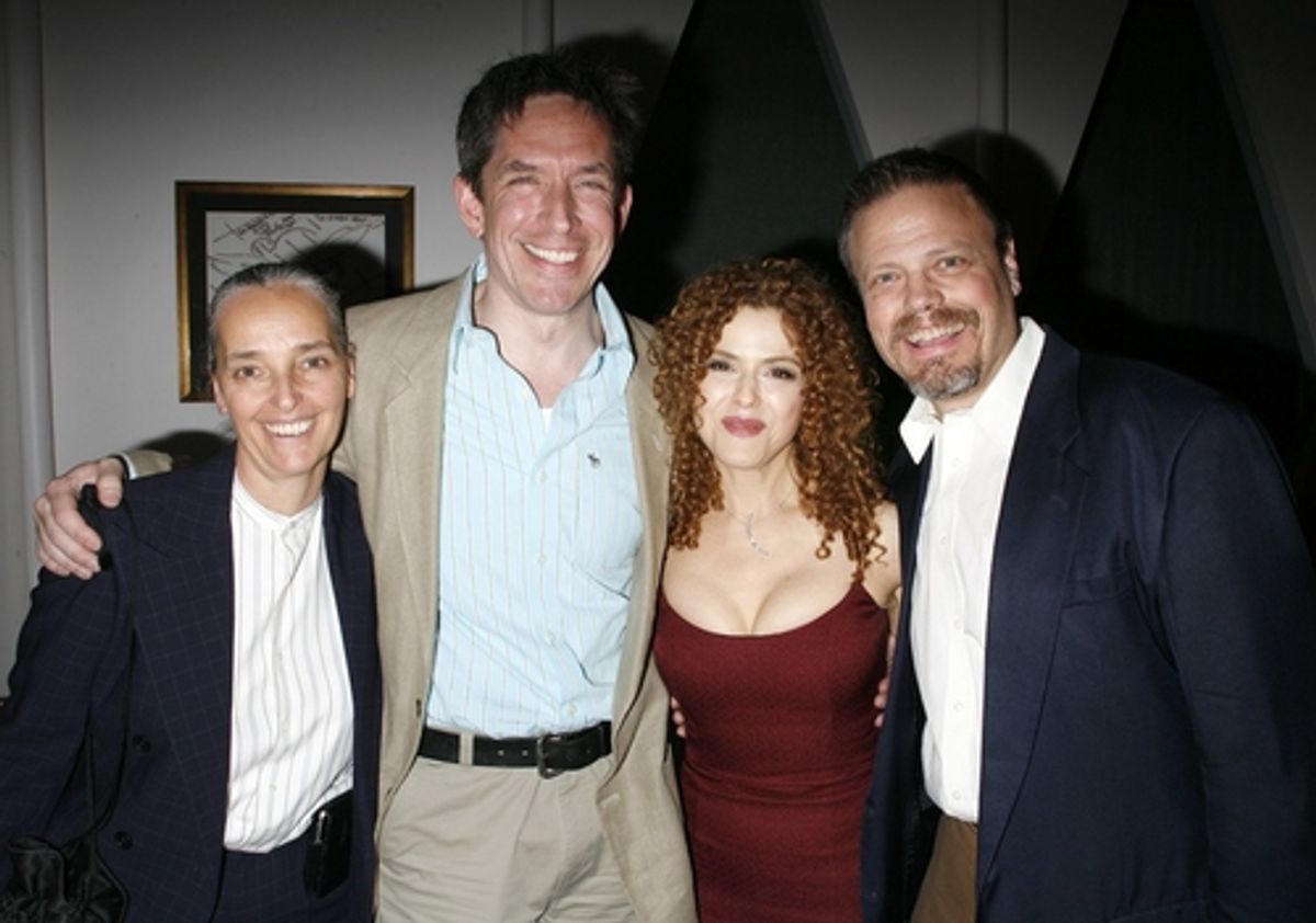 Bernadette Peters with her longtime assistant Patty Saccente along with fellow Broadway Barks
Producers Richard Hester and Scott T. Stevens at 
