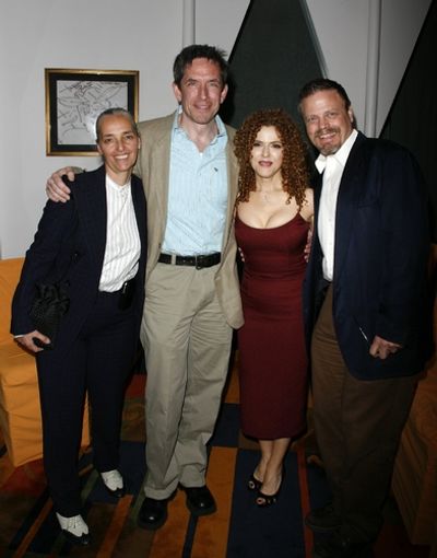 Bernadette Peters with her longtime assistant Patty Saccente along with fellow Broadw Photo