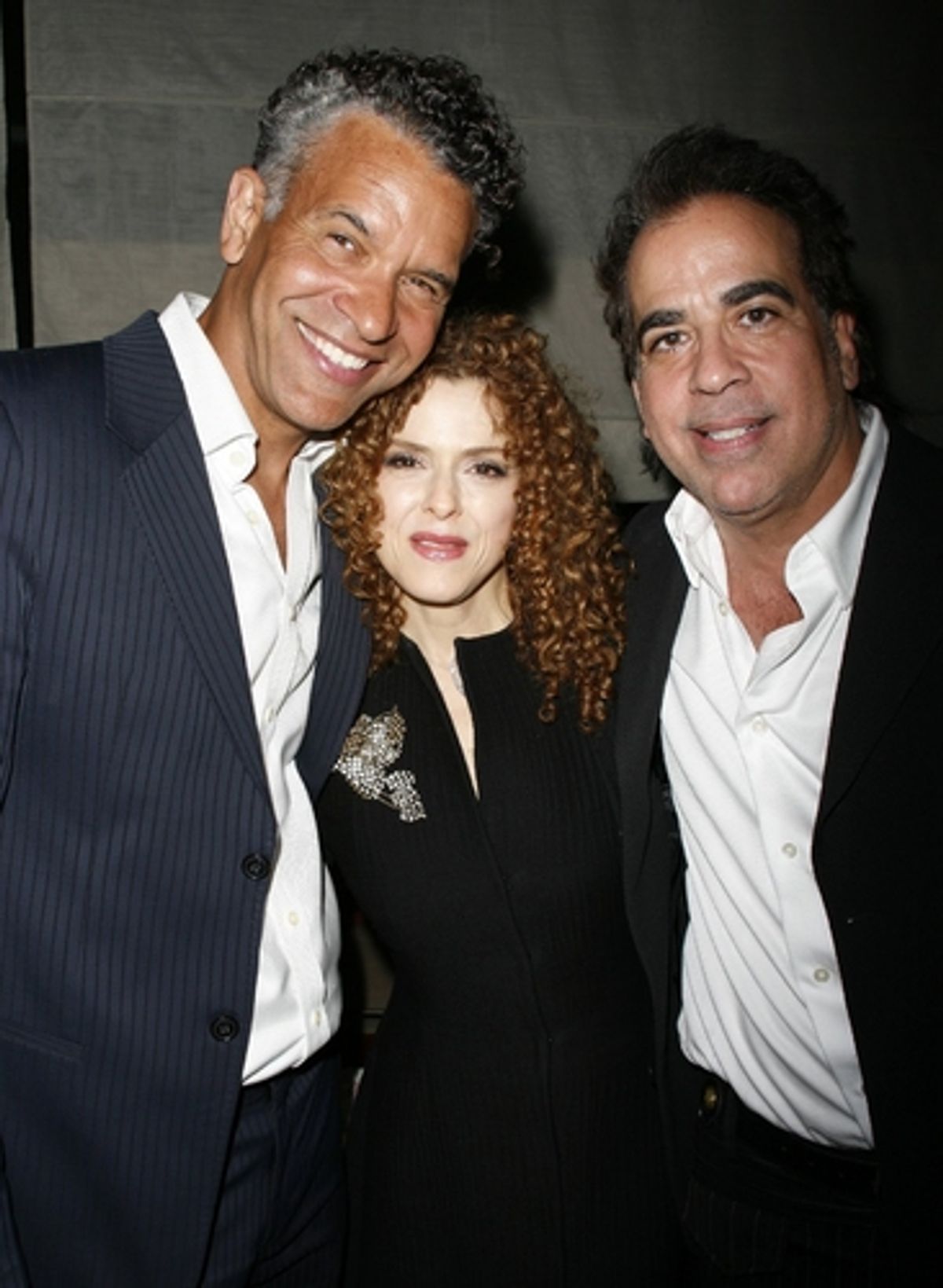 Brian Stokes Mitchell, Bernadette Peters and Richard Jay-Alexander 
 at 