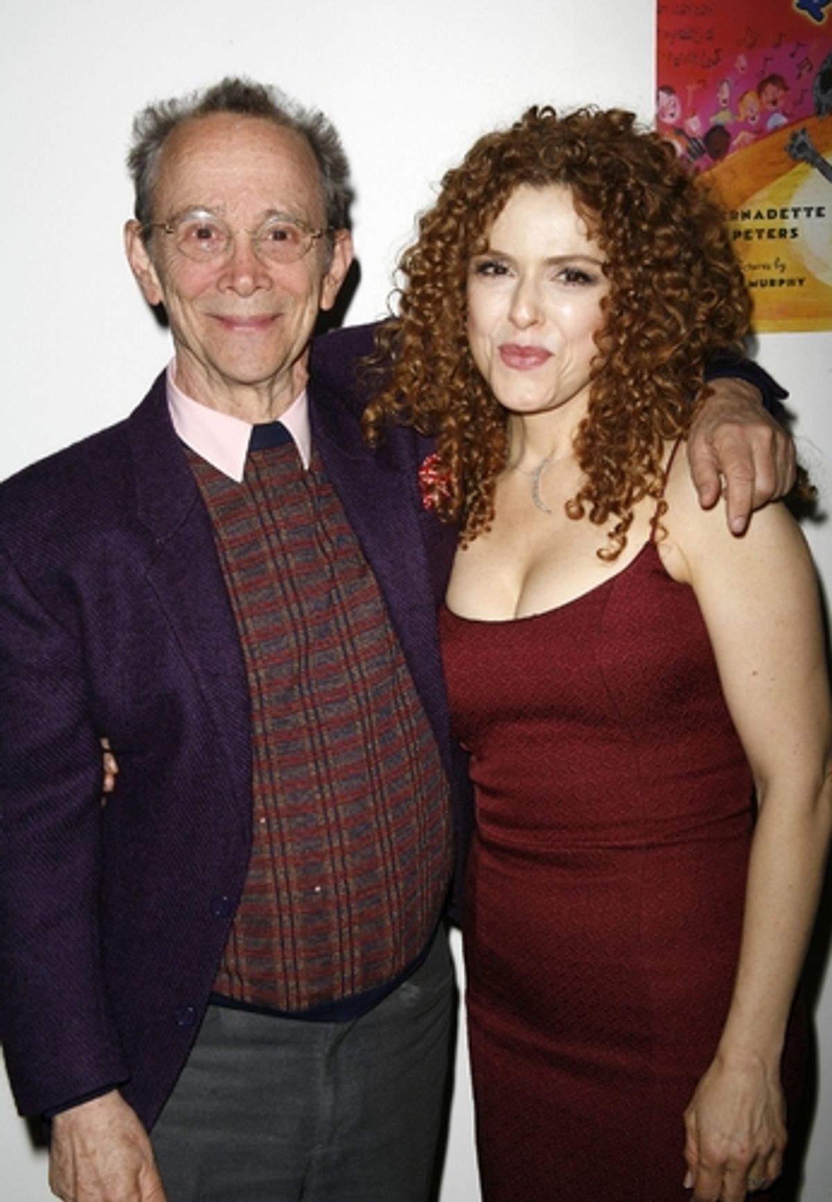 Joel Grey and Bernadette Peters at  Book Party For 'Broadway Barks'