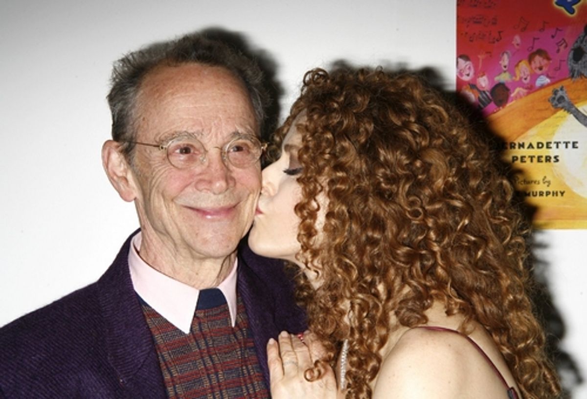 Joel Grey and Bernadette Peters at  Book Party For 'Broadway Barks'