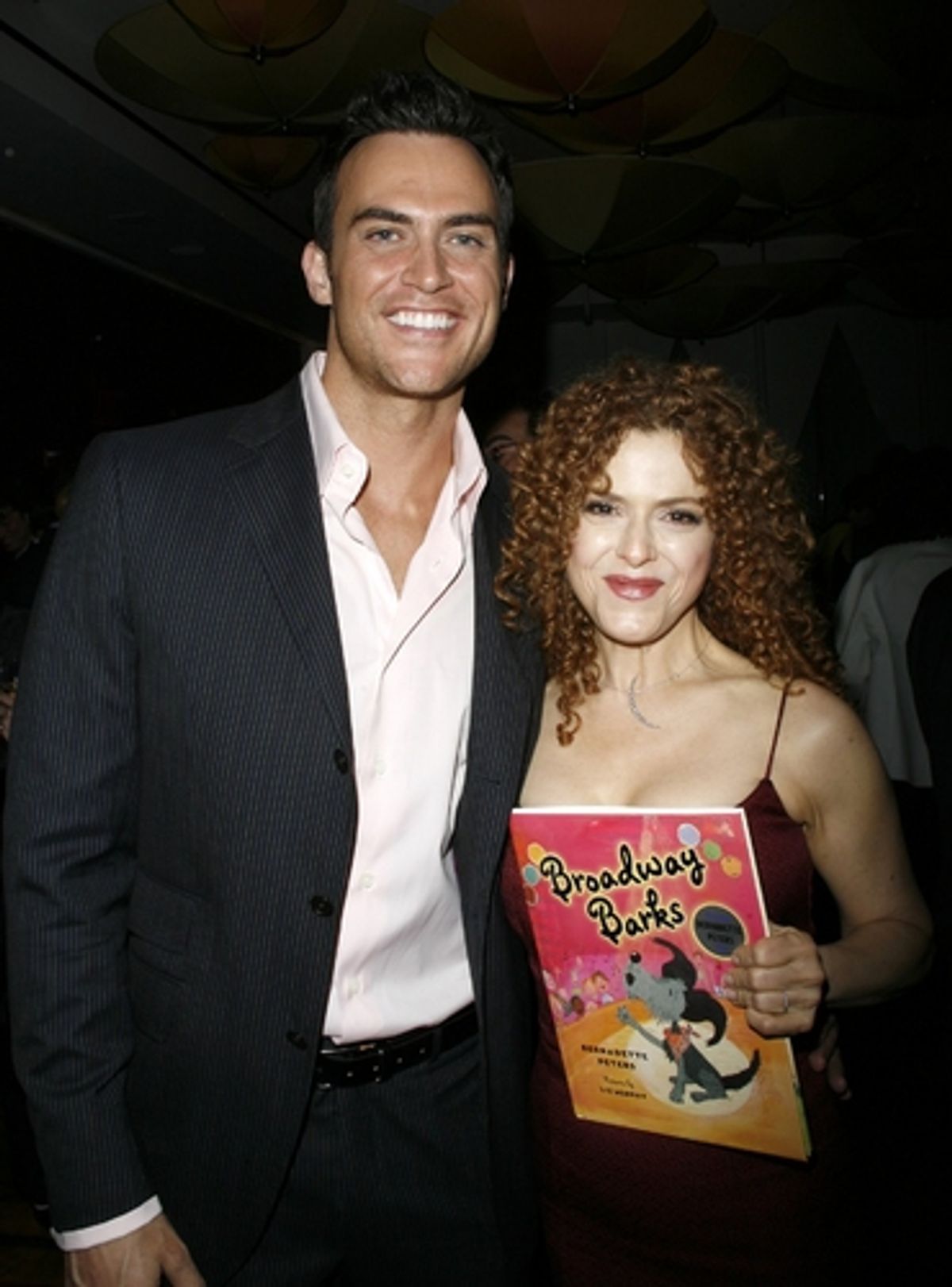 Cheyenne Jackson and Bernadette Peters at 