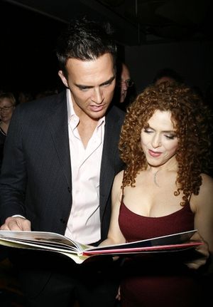 Cheyenne Jackson and Bernadette Peters Photo