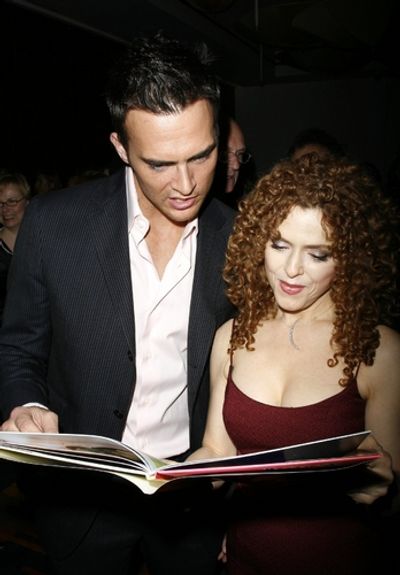 Cheyenne Jackson and Bernadette Peters Photo