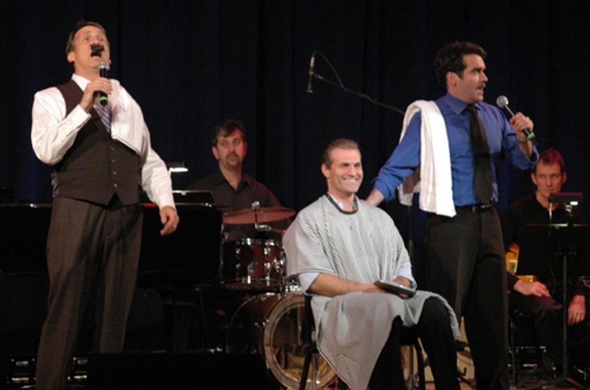 Gregg Edelman, Marc Kudisch and Brian d'Arcy James
 at 