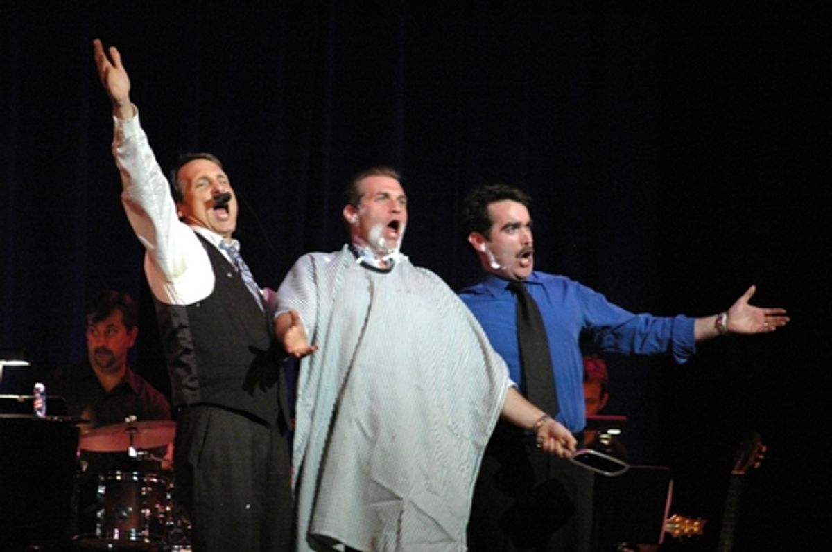 Gregg Edelman, Marc Kudisch, and Brian d'Arcy James at 
