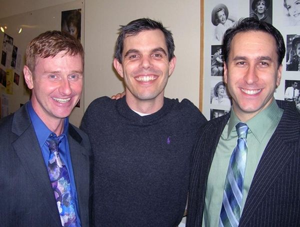 Robert Bartley, York's Associate Artistic Director Brian Blythe and Danny Whitman Photo