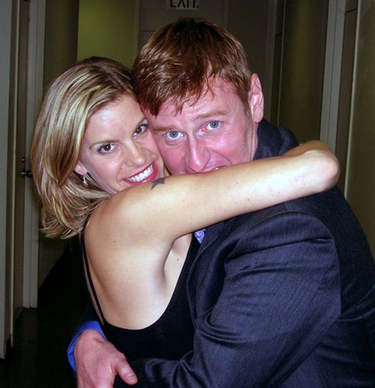 Jen Colella and songwriter Robert Bartley at 